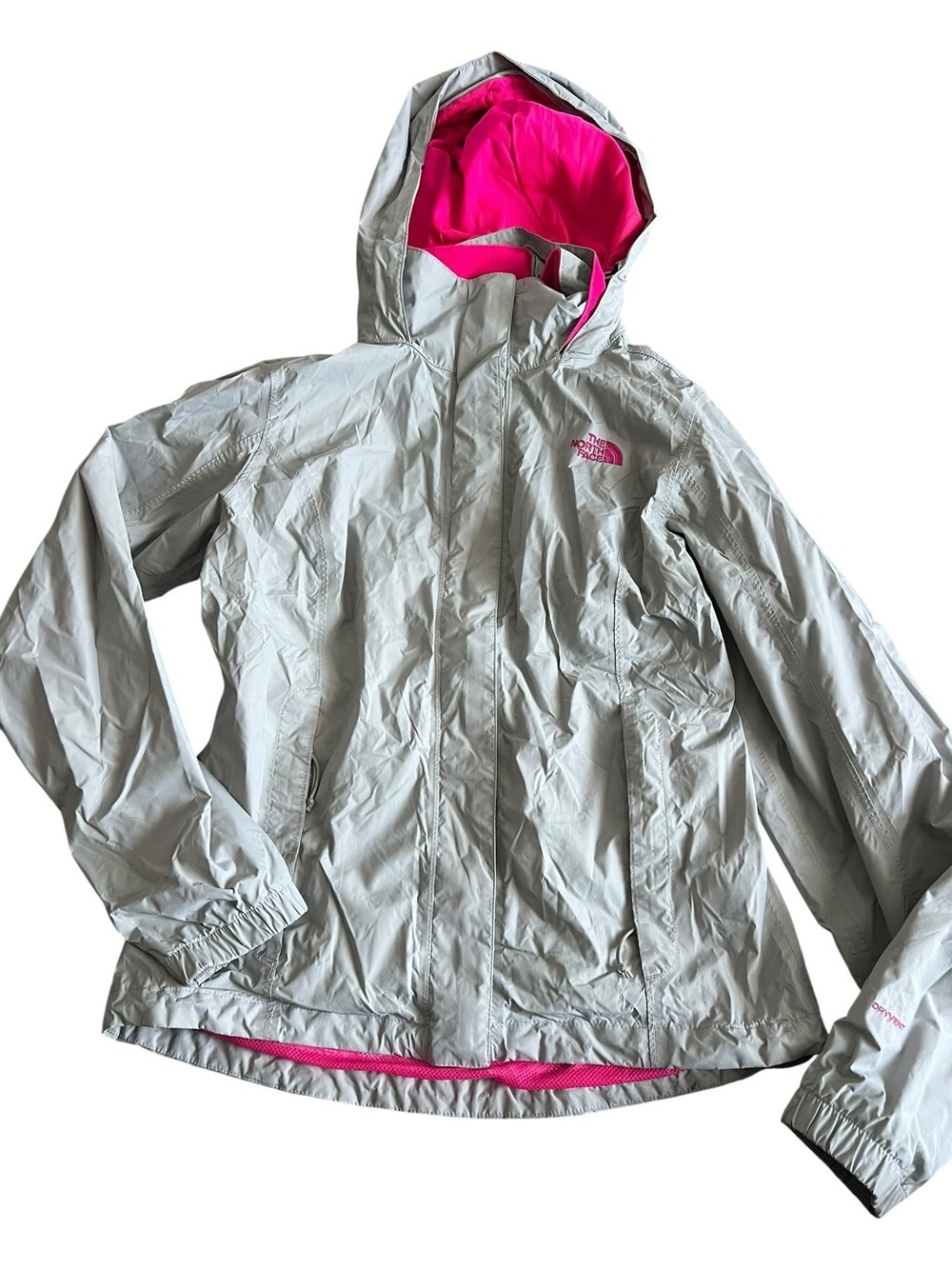 The North Face Dryvent Jacket Womens S Size Black Rain Coat (184)